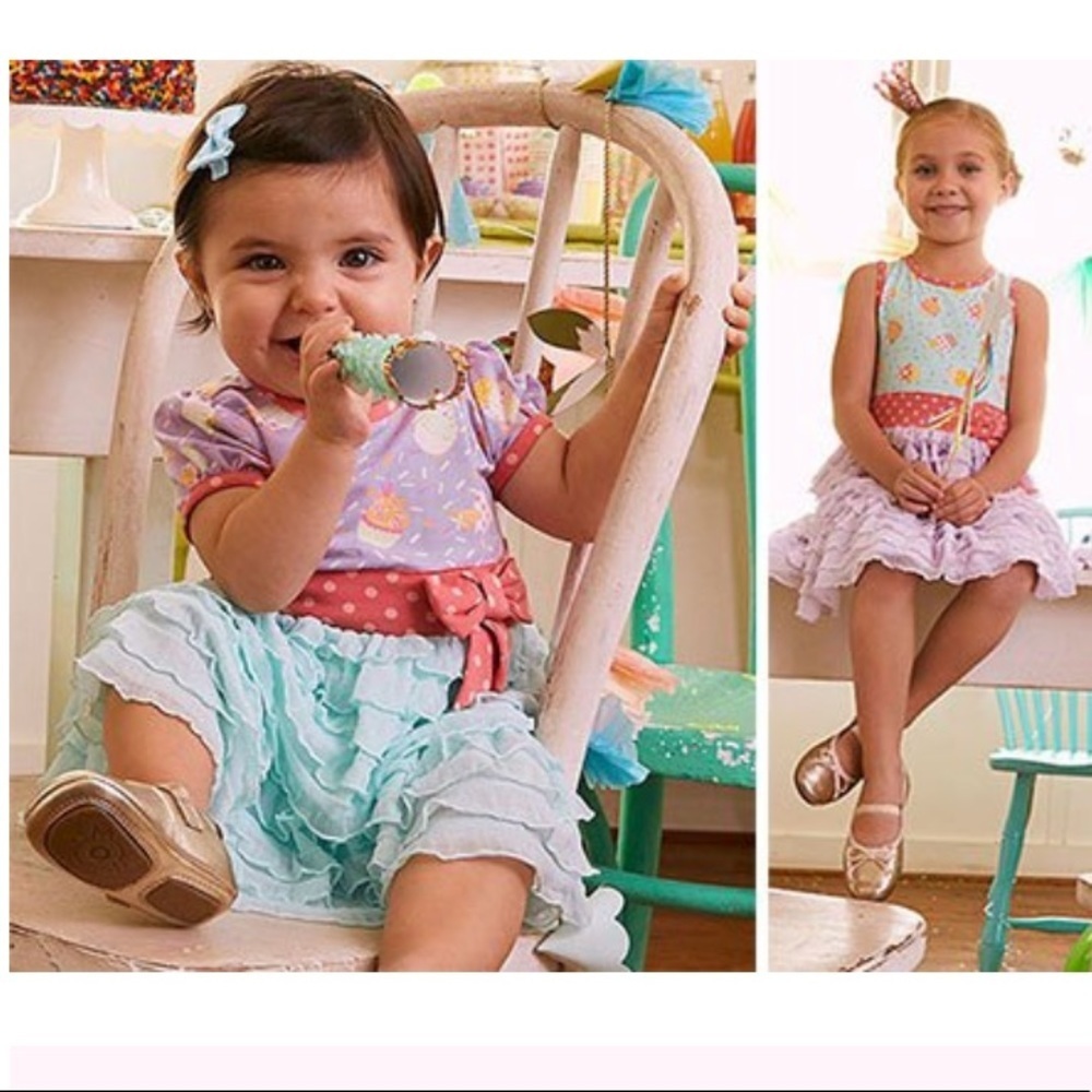 Matilda Jane extra sprinkles birthday dress 12/18m NWT - Picture 2 of 7
